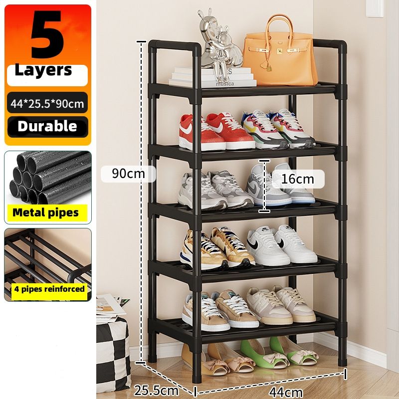 Length 44 cm 2 layers ，3 layers, 4 layers ,5 layers CRRSHOP lenght 56.5cm 3 layers, 4 layers ,5 layers , 6 layers,7 layers ,8 layers  Storage Rack, simple household use, multi-layer entrance, indoor storage rack dust-proof dormitory storage rack, shoe cabinet