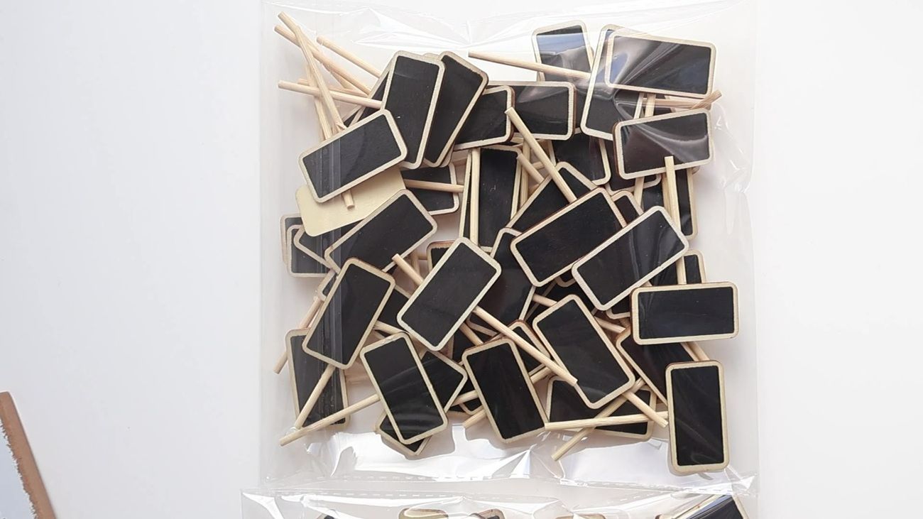 Mini chalkboard clip wooden display price tag sticky note clip mini photo clip small chalkboard