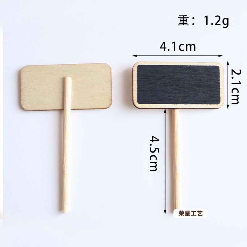 Mini chalkboard clip wooden display price tag sticky note clip mini photo clip small chalkboardPlug