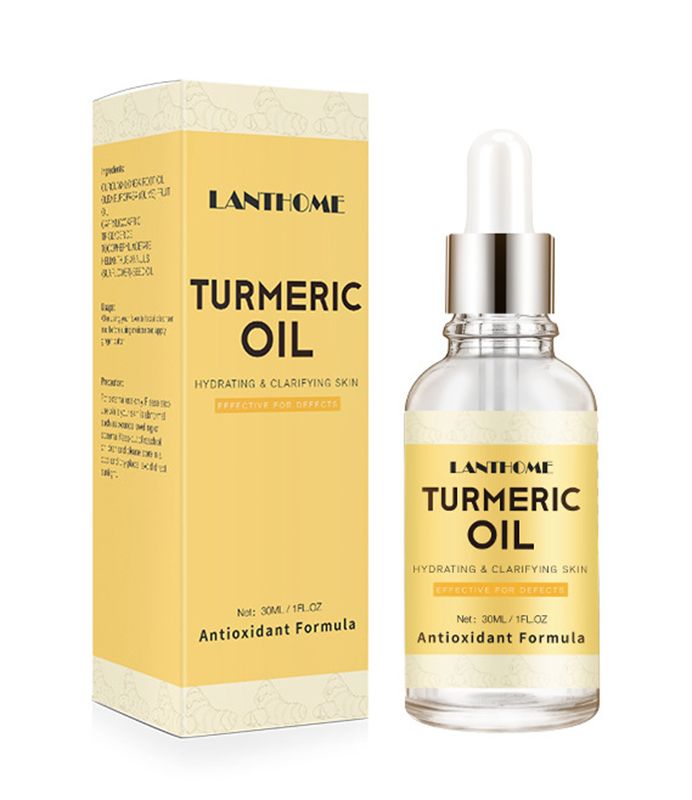 LANTHOME Turmeric Oil Brightens Skin Gentle Anti-acne Cleansing Repairing Facial Moisturizing Essence Oil