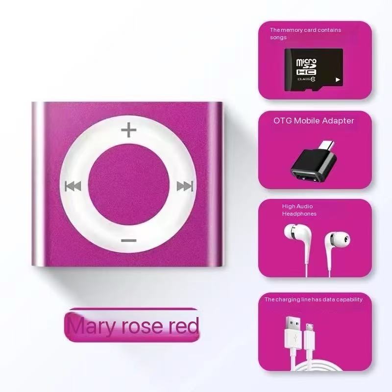 Mini portable MP3 player for students to listen to music, high school English listening exercise, small MP3