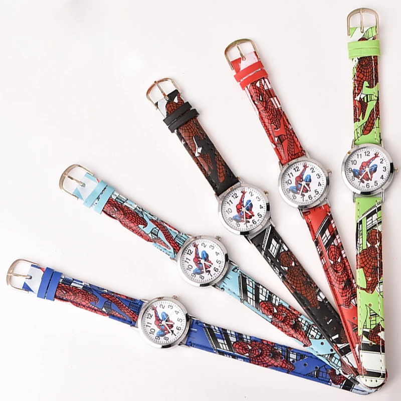 Cartoon Kids Watches 30M Waterproof Cool Pattern Leather Strap Children Wristwatch Boys Babys Gift Montre Enfant 2021