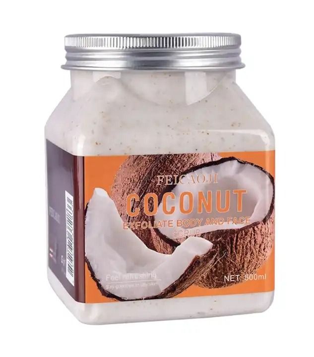 Face Body Fruit Scrub Coffee Strawberry Coconut-infused Moisturizing Whitening Mud Honey Rose Smoothing Dead Skin