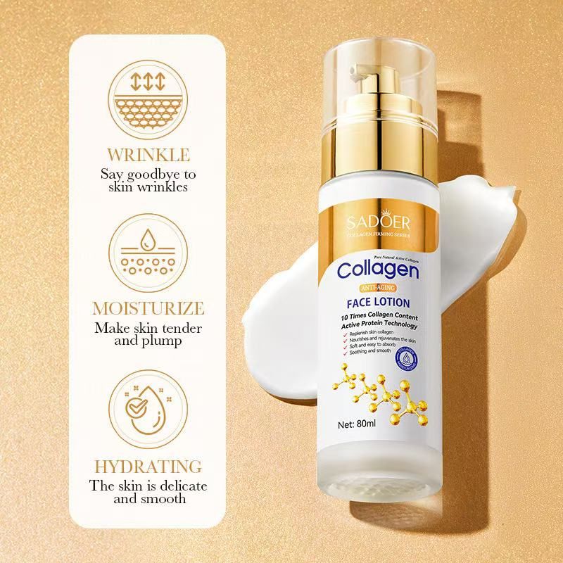 Gold bone collagen Anti aging Essence liquid skin care Serum face gel Deep moisturizing facial mask Whitening skincare series