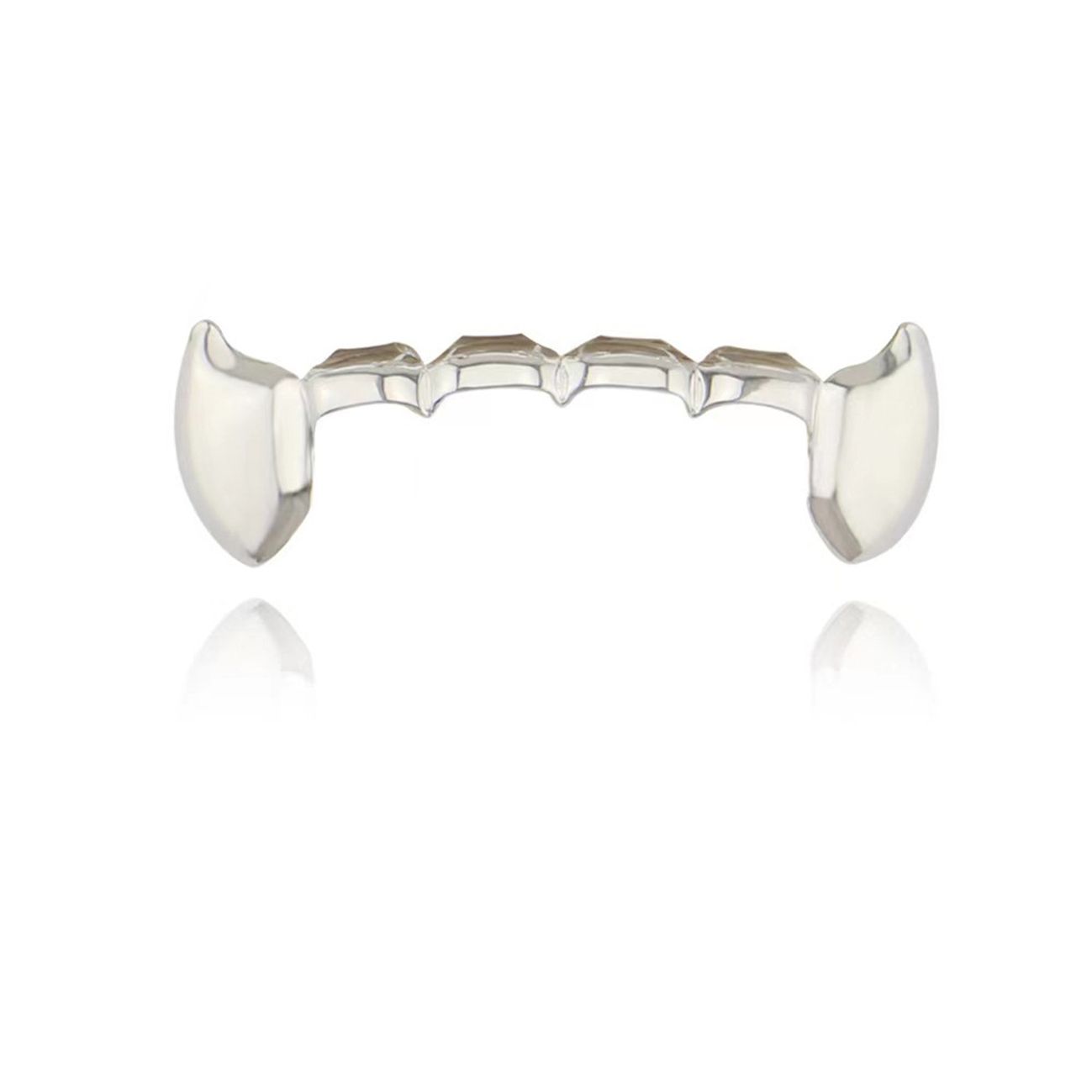 Hiphop shiny hip-hop grillz single canine grillz decorative small tiger teeth set vampire grillz hip-hop teeth grillz tooth grillz gold teeth silver teeth