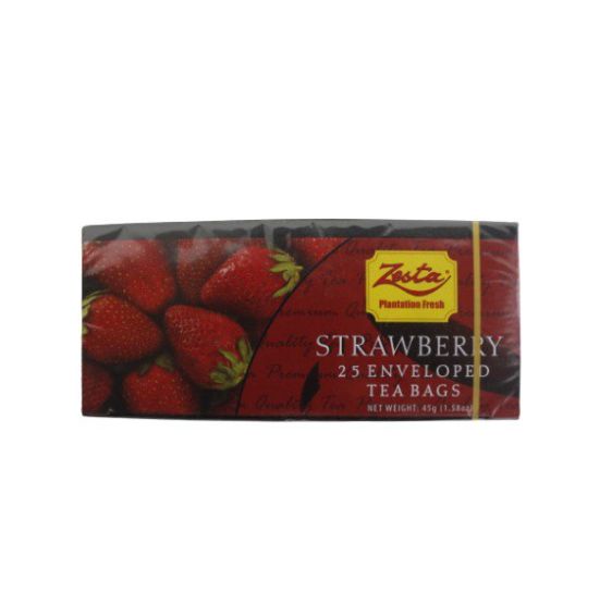 ZESTA STRAWBERRY 25 ENVELOPED TEA BAGS 45G