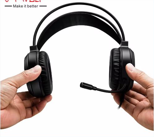  Gaming Earphones Headphones with LED light Over Ear Gamer Headsets with Microphone Stereo for game
