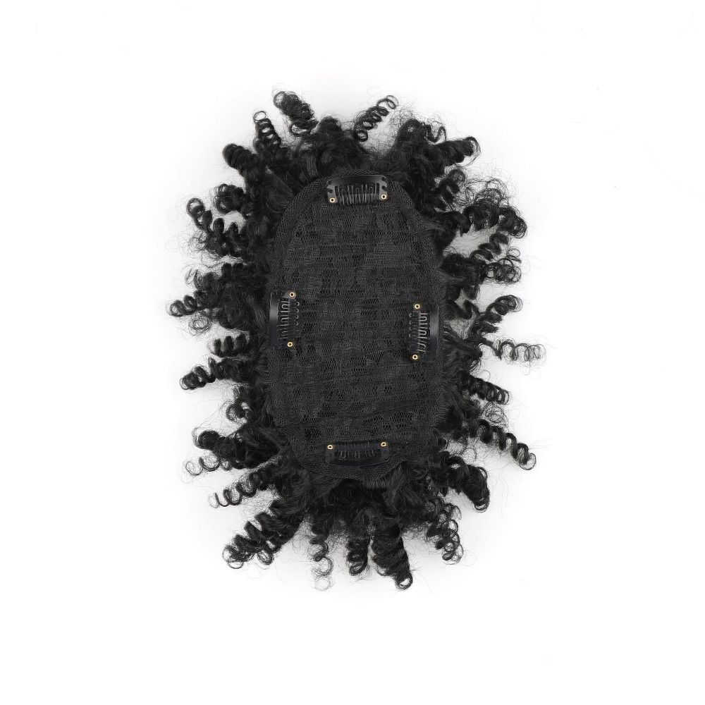 TopKiss Voluminous Curly Wig for Women - Low Temperature Fiber Fake Hair Extension Piece Local