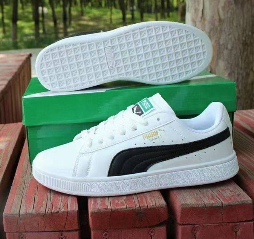 PUMA BASKET Canvas Trendy Men's Casual Shoes inflatable sneakers