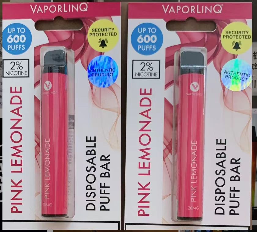 Disposable Puff Bar Pink Lemon 600PUFF Vape E-cigarettePINK LEMONADE