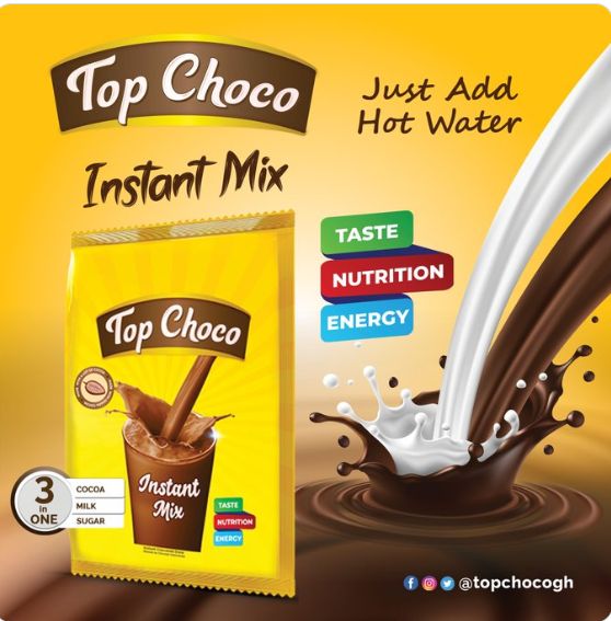 10Pcs Top Choco Instant Mix (Sachet)