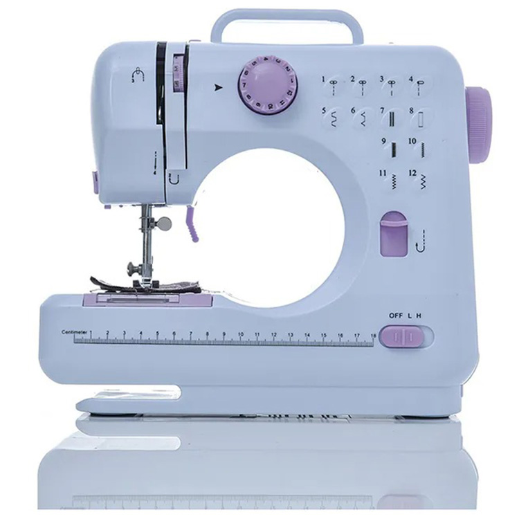 Computer intelligent sewing machine Mini Sewing Machine Household Multifunction Double Thread Speed Free-Arm Crafting Mending Machine With Side Whipstitch Tomatic Knitting Machine Presser Foot 