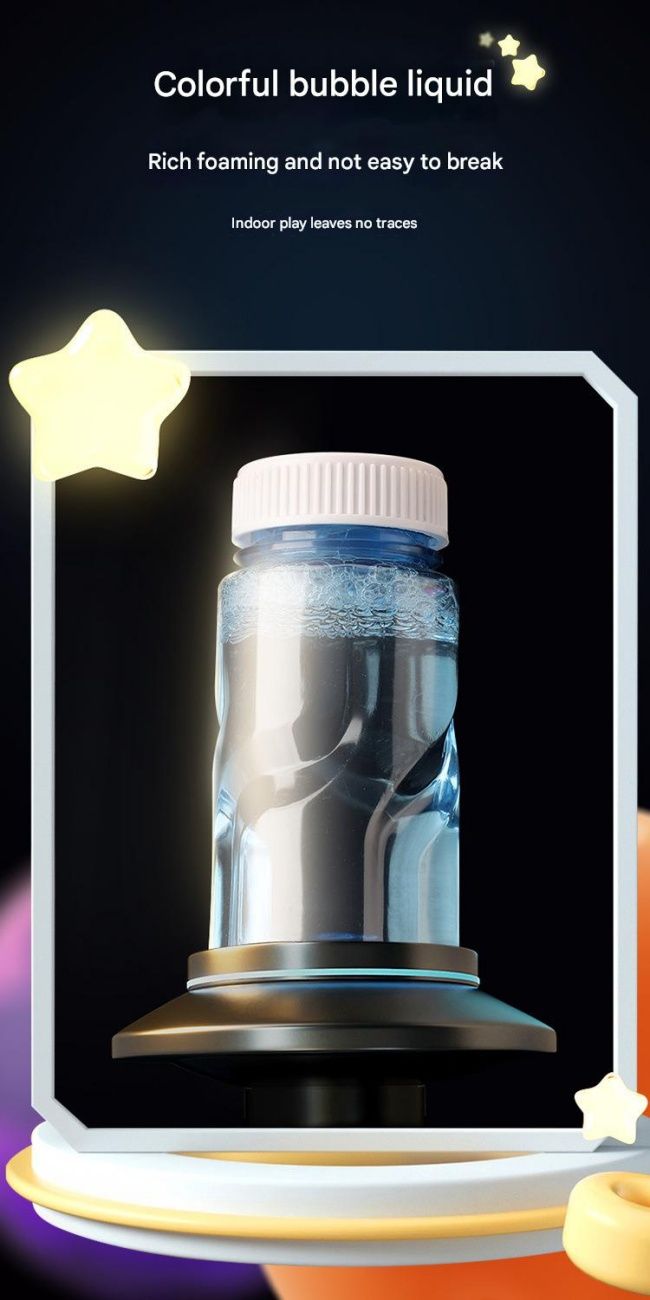 Luminous Bubble Gun Handheld Gatling Bubble Blower Fun Fully Automatic Children's Toy