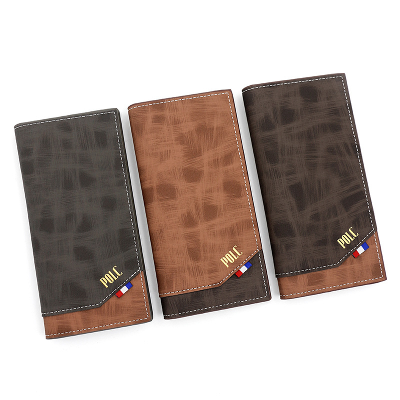 993-4 Men's Long Wallet Zipper Clutch Bag Fashion Multi-Card Large-Capacity Phone Bag