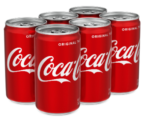 6pcs Coca Cola coke - 335ml 