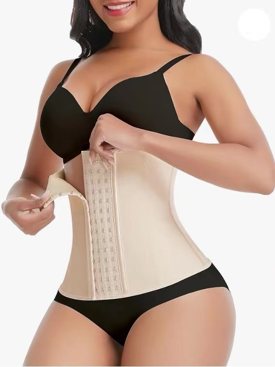 Latex Waist Trainer for Women Abdominal Waist 3 rows 11 buttons sports underwear Corset Hourglass Workout Body Shaper Girdle shapewear women's high waist and abdomen control postpartum underwear sexy hip slim corset corset Fajas body hip corset
