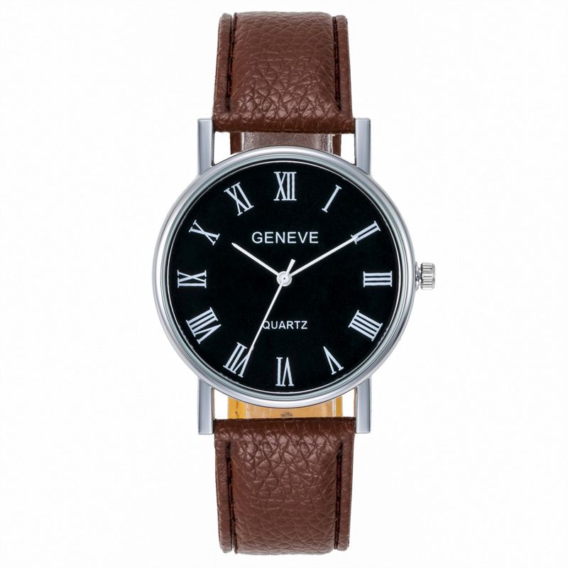 Roman numeral face men's student business casual fashion trend gift watch
商务男士手表
