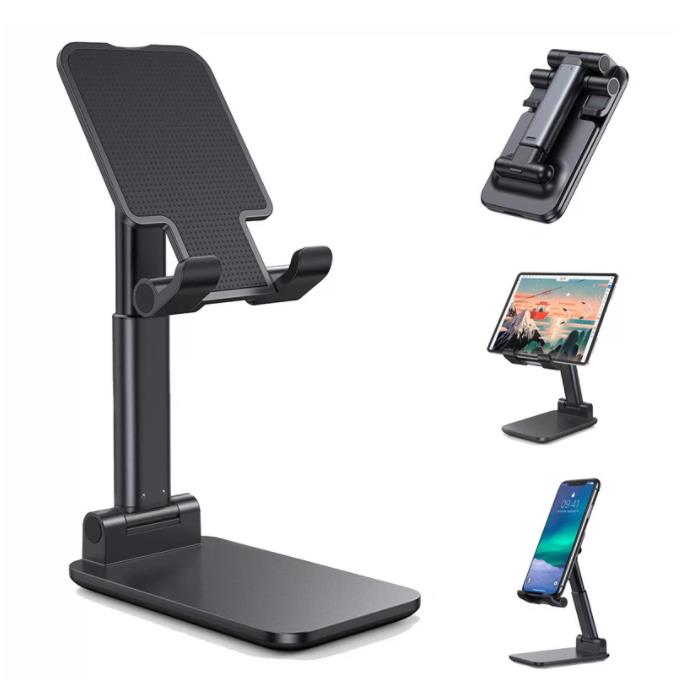 Adjustable Cell Phone Stand, Foldable Phone Holder Tablet Stand for Desk, Angle Height Adjustable Cell Phone Stand Compatible with Phone 11 Pro Xs Xs Max Xr, iPad Mini,Tablets