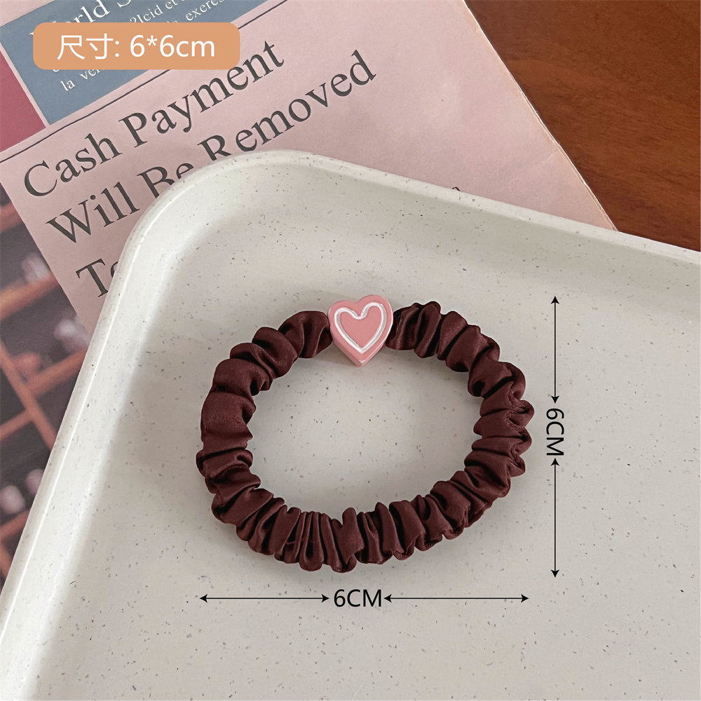 FQ1231 Women's Vintage Love Heart High Stretch Hairband Hair Accessories