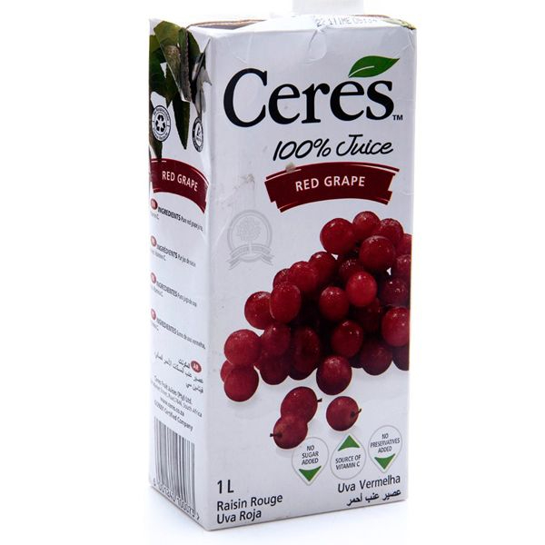 CERES RED GRAPE JUICE 1L1L