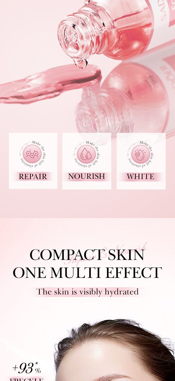 SADOER 4-in-1 facial brightening and highly moisturizing essence Rejuvenating essence