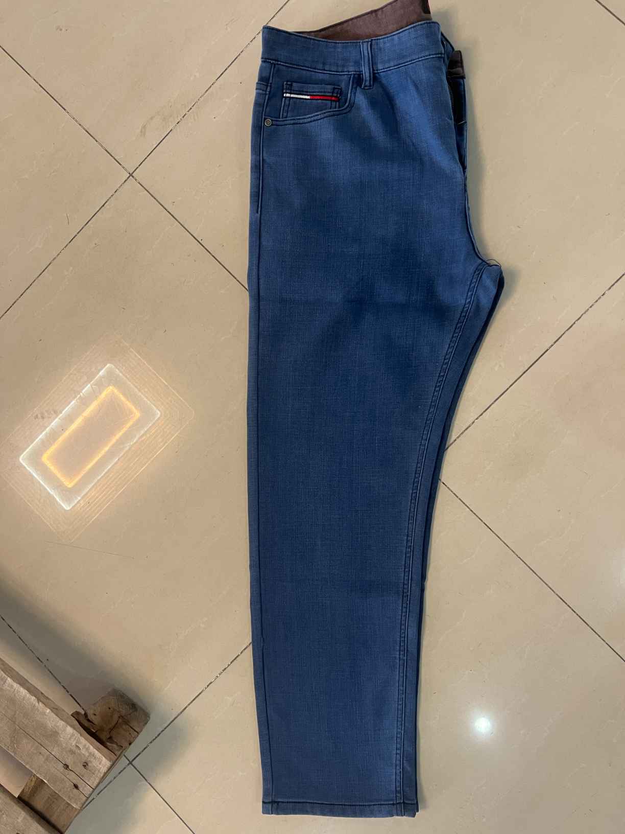 Denim trousers Men's Stretch jeans Straight Leg Business loose large U038-2