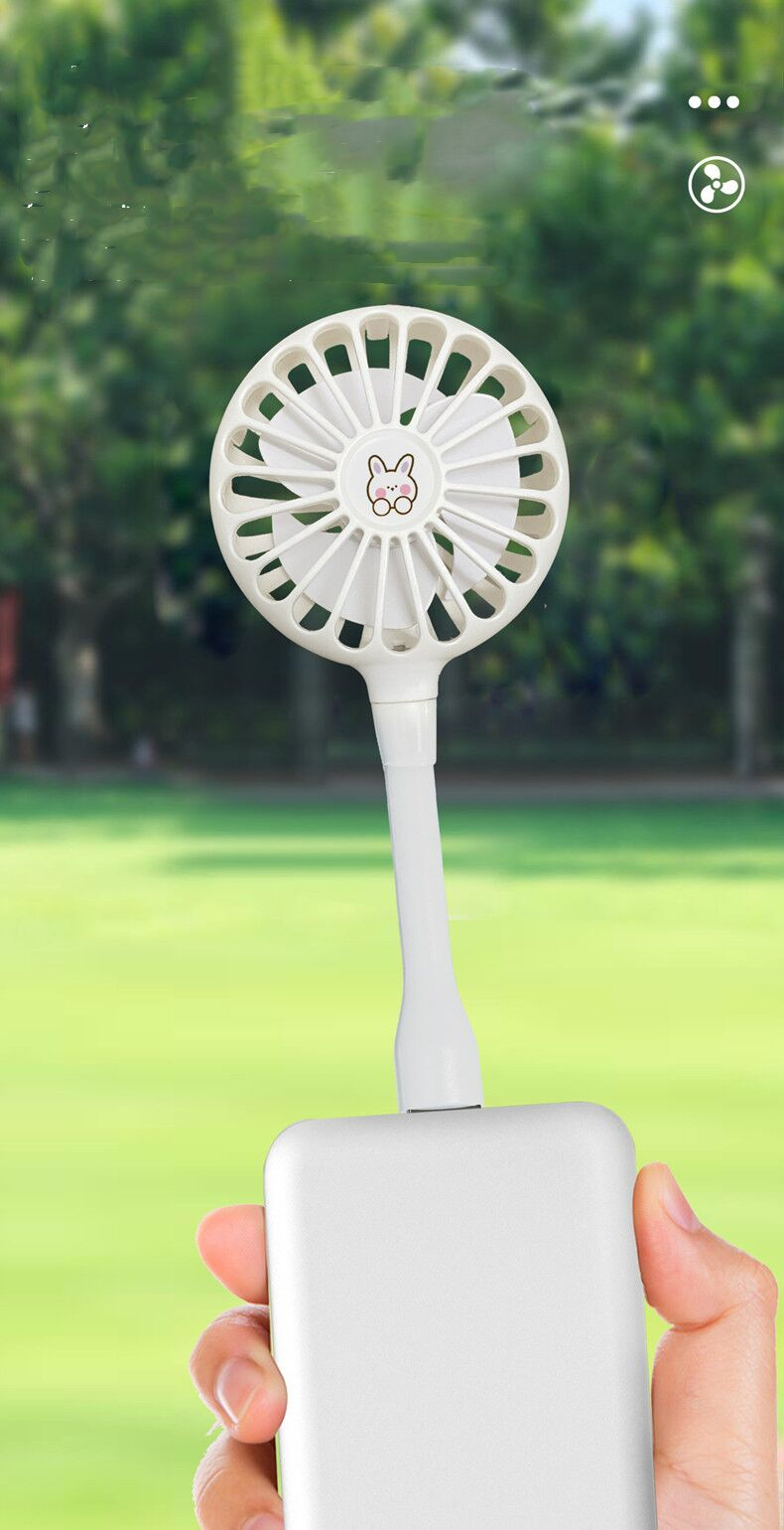 WELLHOME 2PCS Portable Pocket Fan Desktop Fan Computer Fan USB Powered Cooling Fan Mini USB Fan with Flexible Neck for Computer Laptop