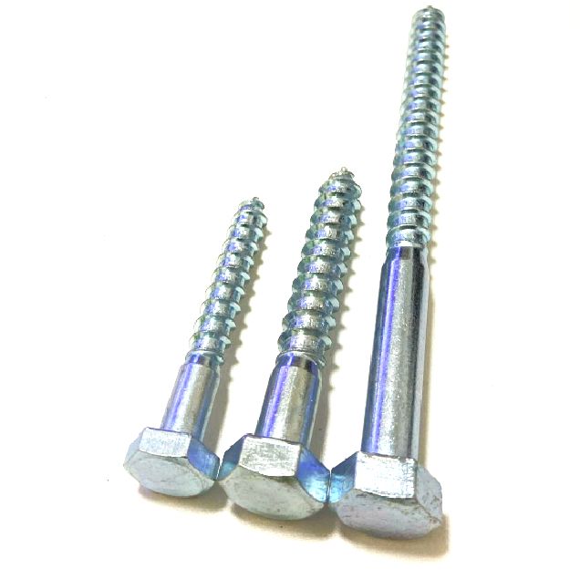 Stainless Steel hexagonal Head Screws Galvanized Stainless Steel Hex Head Wood Screw Coach Screw Lag Bolt outer self-tapping screw