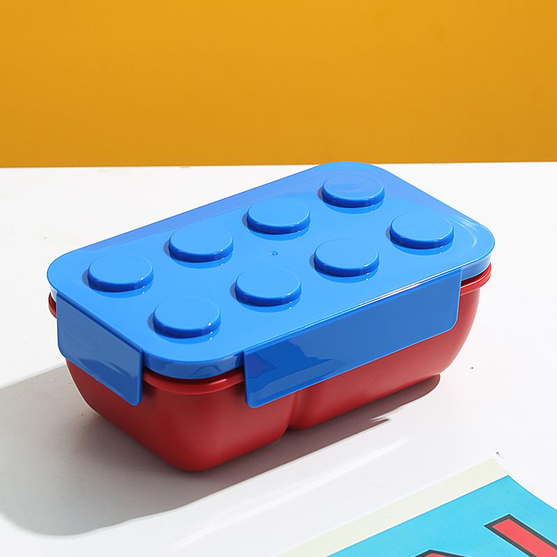 Building Block Lunch Box Picnic Box Children's Salad Box Lunch Box Fruit Box Microwave Heating Kitchen Dining Storage Travel To-Go Food Containers
