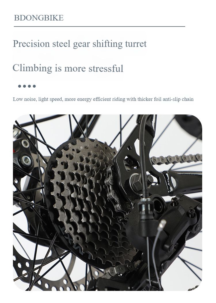 Mountain bike adult 24-inch 26-inch men's variable-speed mountain bike 27-speed men's off-road bicycle