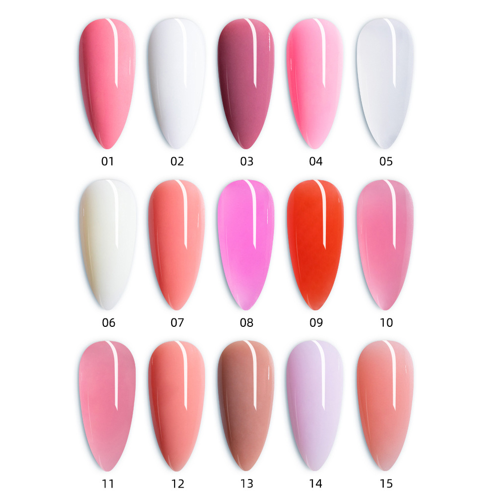 Mobray CBG15-001 Poly Nail Gel, Enhancement Builder Temperature Color Changing Extension gel 15ml