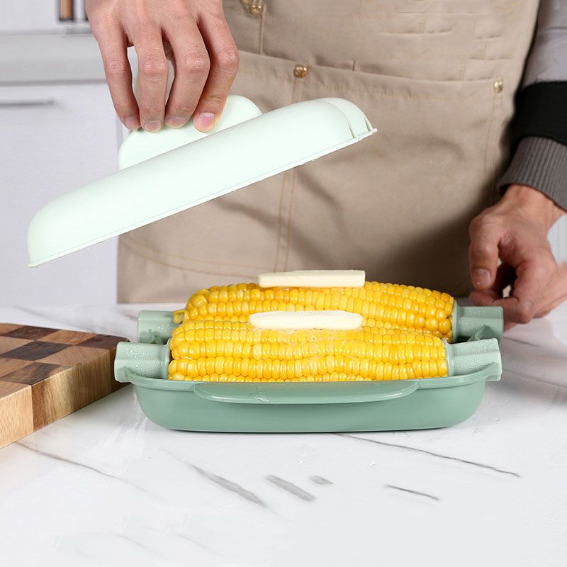 KM-1006 Microwave corn special steaming box household oven corn baking tools microwave roasted tender corn box