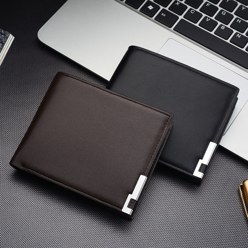 622 Slim Wallet For Men Fashion Men Card Holder Wallet Pure Color