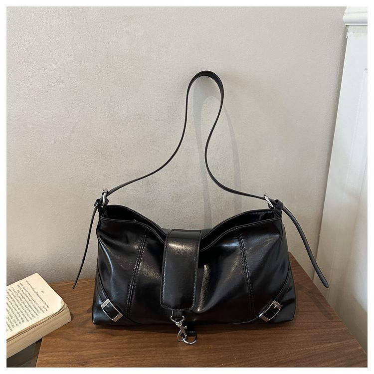 Fashion Minimalist Vintage Elegant Niche Women’s Bag, Multi‑Way Carry: Single‑Shoulder, Handheld, Crossbody & Underarm Purse for Commute
