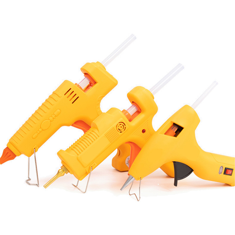 Hot Glue Gun, Upgraded Professional Nozzle High-Temperature Hot Melt Glue Gun Kit, Suitable for White Glue Sticks for DIY Projects and Repairs