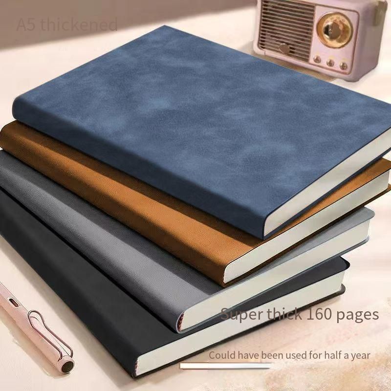 Yangbapi Pi Notebook, A5 Notebook, New Style Notebook, Simple Large Thick Notebook for Students, Meeting Notes Business Office Record Book