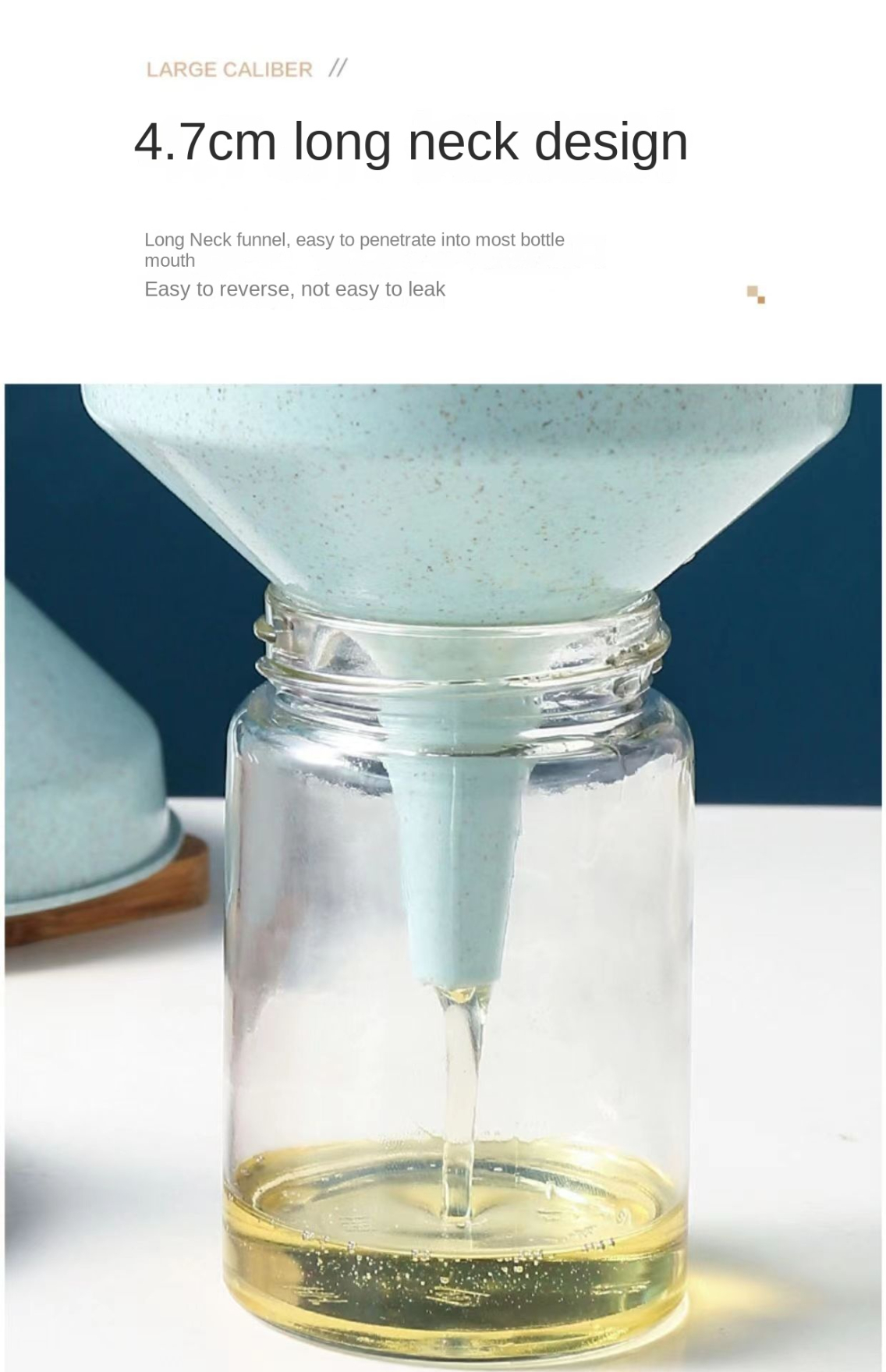 kitchen plastic funnel liquid dispenser