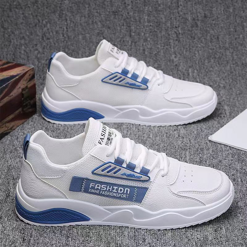 F130 Men's Summer New Breathable Casual Shoes Low Top Comfortable Small Whiteboard Shoes