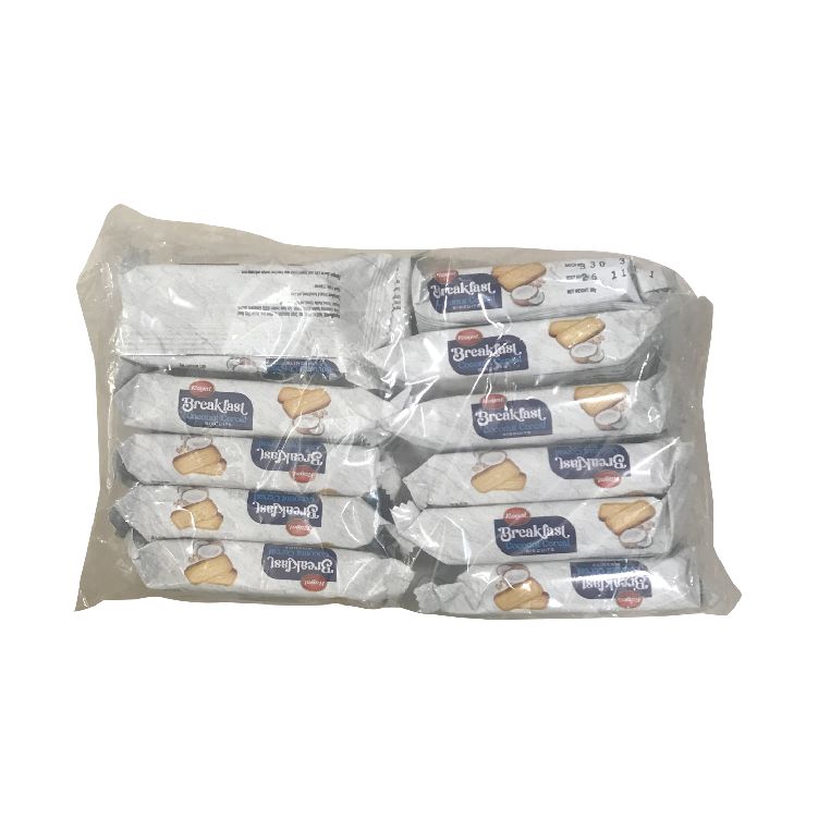30G X 12pcs of breakfast coconut cereal biscuits