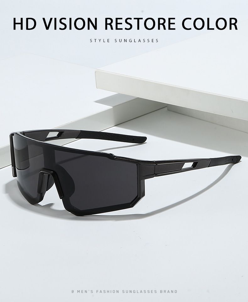 Polarized Sports Sunglasses, UV Protection Windproof Cycling Sunglasses for Men Women, Lightweight Outdoor Running Sunglasses 1060 Style for Hiking, Marathon, Driving and Fishing
