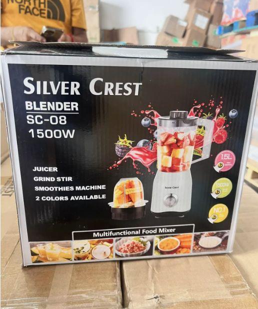Silver Crest Smoothie Maker and Multi Chopper Lot - 1.5L Multi-Purpose Blender