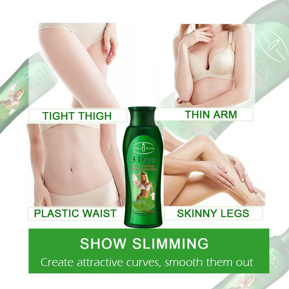 3 Days Green Tea Coffee Pepper Slimming Cream Gel Fat Burner Fast Weight Loss Anti Fat Burning Cream 200ml
