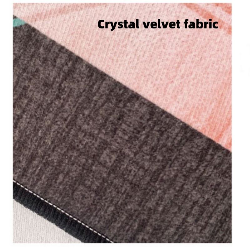 Crystal velvet fabric Carpet Bedrooms, living rooms, kitchens, bathroom mats 40*60cm，50*80cm，60*90cm free shipping floor mat