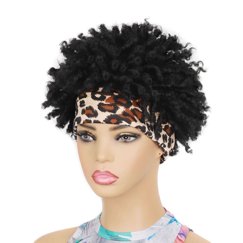 TopKiss High Heat Resistant Fluffy Bob Style Wig with Low Temperature Fiber for Fashionable Women's Dress-Up Local