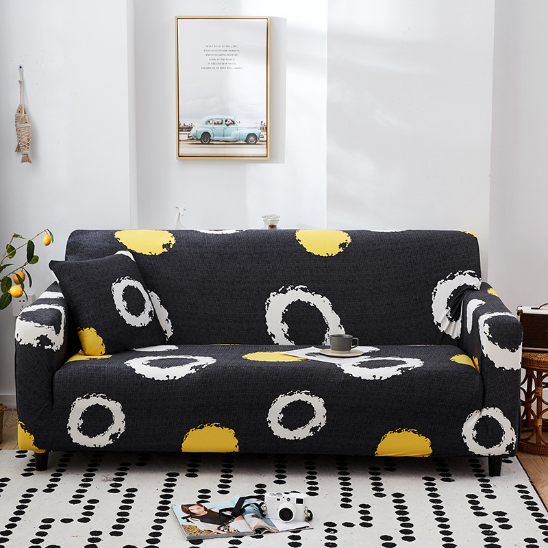 Elastic Four-seat Sofa Cover All-inclusive Cover Four Seasons Universal Combination Living Room Sofa Cover Full Cover
