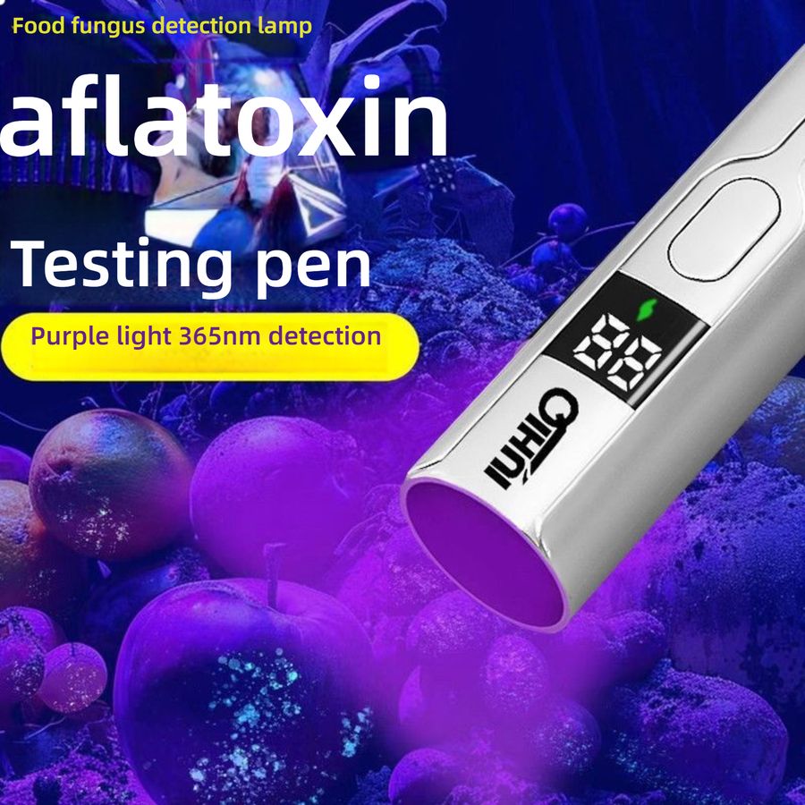  Aflatoxin Mycotoxin Fluorescent Agent Detector Pen 365nm UV Light for Food Safety