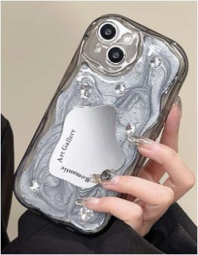 Silver Shell Anti-fall Mobile Phone Case For iPhone
