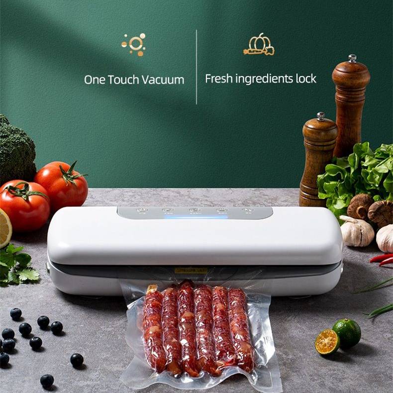 ZK-001 Electric Vacuum Food Sealer Packaging Machine For Home Kitchen Food Saver Bags Commercial Vacuum Food Sealing