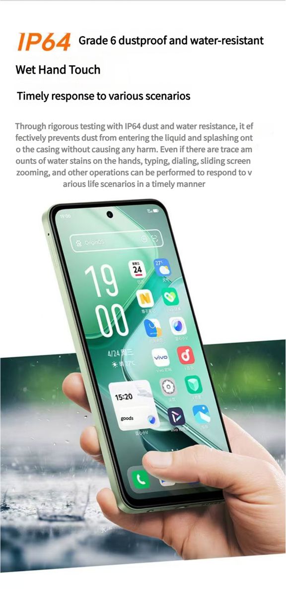 iQOO Z9x 5G - IP64 waterproof and dustproof 8+128GB/8+256GB | 6000mAh | Perfect phone