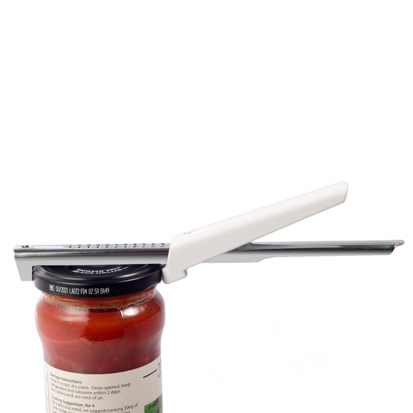 Adjustable Jar Opener for Arthritis, All Metal Construction, Easily Opens 3/8" to 4" Jar and Bottle Lids